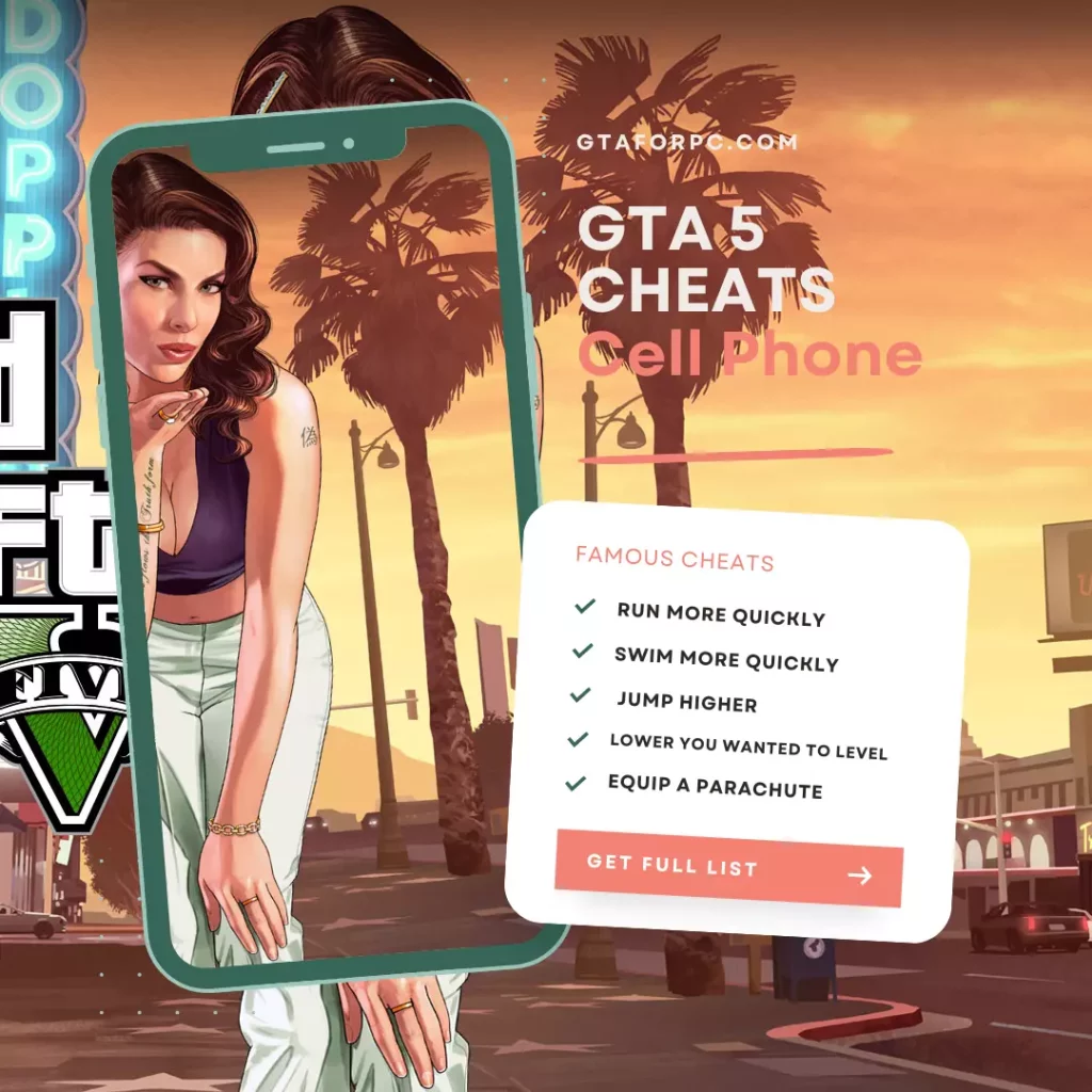GTA 5 Cell Phone Cheats